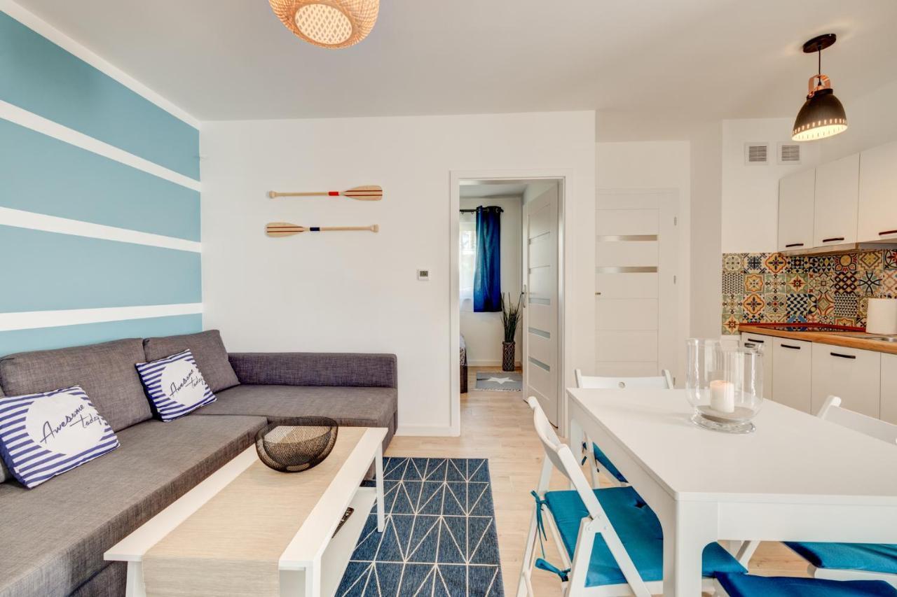 Apartamenty Na Fali - Morski , Blekity , Marynarski Поберово Экстерьер фото