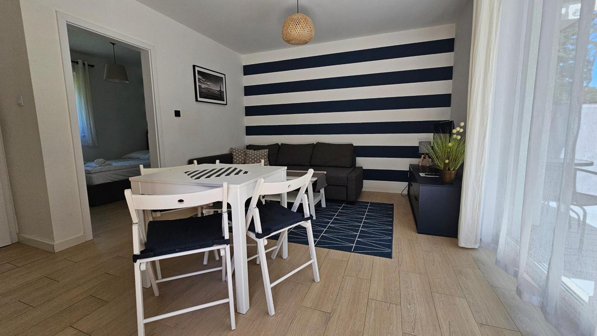 Apartamenty Na Fali - Morski , Blekity , Marynarski Поберово Экстерьер фото