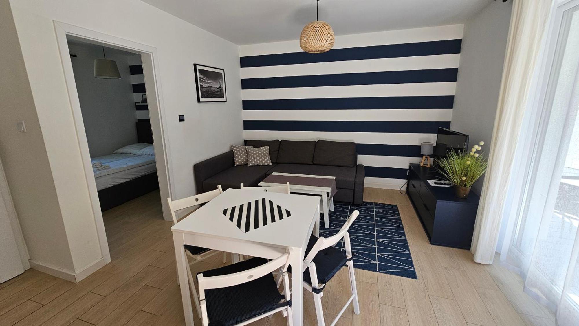 Apartamenty Na Fali - Morski , Blekity , Marynarski Поберово Экстерьер фото